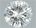 Natural Diamond 0.71 Carats, Round with Excellent Cut, F Color, SI1 Clarity and Certified by GIA