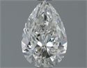 Natural Diamond 1.00 Carats, Pear with  Cut, H Color, VVS2 Clarity and Certified by GIA