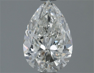 Picture of Natural Diamond 1.00 Carats, Pear with  Cut, H Color, VVS2 Clarity and Certified by GIA