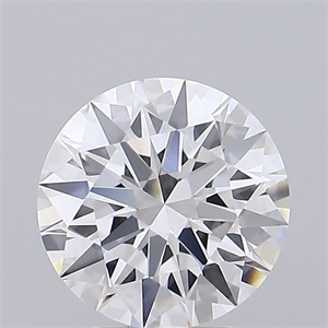 Picture of Lab Grown Diamond 3.08 Carats, Round with Ideal Cut, E Color, VVS1 Clarity and Certified by IGI