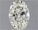 Natural Diamond 0.82 Carats, Oval with  Cut, I Color, VVS2 Clarity and Certified by GIA