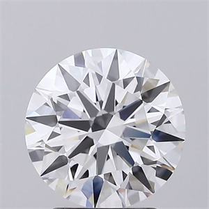 Picture of Lab Grown Diamond 2.80 Carats, Round with Excellent Cut, E Color, VS1 Clarity and Certified by GIA