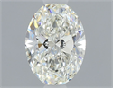 Diamante Natural 0.52 quilates, Ovalado , Color J, claridad VVS1 y certificado GIA