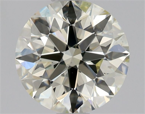 Picture of Natural Diamond 0.90 Carats, Round with Excellent Cut, N Color, SI1 Clarity and Certified by GIA