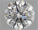 Natural Diamond 0.71 Carats, Round with Excellent Cut, H Color, I1 Clarity and Certified by GIA