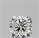 Diamante Natural 0.72 quilates, Del cojín , Color I, claridad IF y certificado GIA