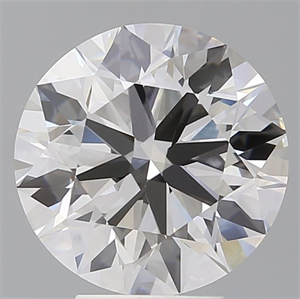 Picture of Lab Grown Diamond 5.07 Carats, Round with Ideal Cut, F Color, VVS2 Clarity and Certified by IGI