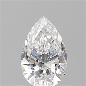 Picture of Natural Diamond 0.50 Carats, Pear with  Cut, E Color, VVS2 Clarity and Certified by GIA