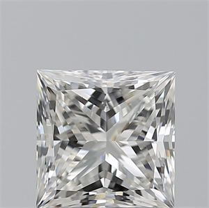 Picture of Natural Diamond 1.70 Carats, Princess with  Cut, H Color, VS2 Clarity and Certified by GIA