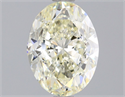 Natural Diamond 1.50 Carats, Oval with  Cut, L Color, VVS2 Clarity and Certified by GIA