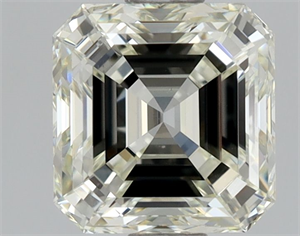 Foto Diamante Natural 1.01 quilates, Asscher , Color K, claridad VS1 y certificado GIA de