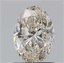 Diamante Natural 0.90 quilates, Ovalado , Color J, claridad VVS1 y certificado GIA