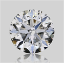 Natural Diamond 0.70 Carats, Round with Very Good Cut, D Color, VVS1 Clarity and Certified by GIA