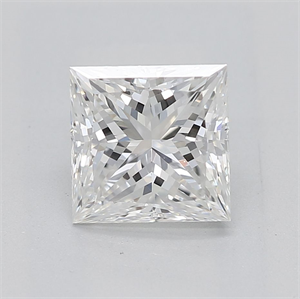 Foto Diamante Natural 1.01 quilates, Princesa , Color F, claridad VS1 y certificado GIA de