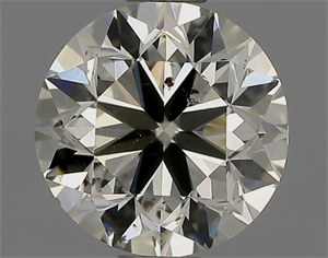 Foto Diamante Natural 0.80 quilates, Redondo , Color K, claridad SI2 y certificado GIA de