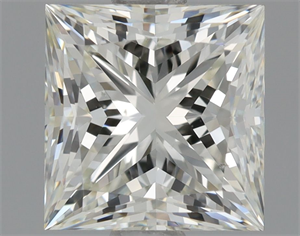 Picture of Natural Diamond 1.11 Carats, Princess with  Cut, J Color, VS2 Clarity and Certified by GIA