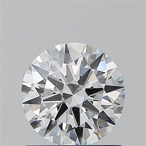 Picture of Natural Diamond 0.90 Carats, Round with Excellent Cut, D Color, SI1 Clarity and Certified by GIA