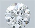 Natural Diamond 0.80 Carats, Round with Excellent Cut, F Color, VVS2 Clarity and Certified by GIA