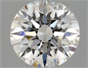 Natural Diamond 0.72 Carats, Round with Excellent Cut, G Color, SI2 Clarity and Certified by GIA