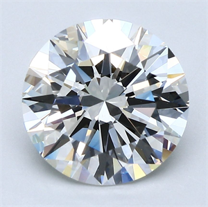 Picture of Natural Diamond 3.18 Carats, Round with Excellent Cut, I Color, VVS2 Clarity and Certified by GIA