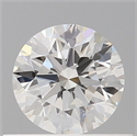 Natural Diamond 0.52 Carats, Round with Excellent Cut, F Color, VVS1 Clarity and Certified by GIA