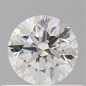 Picture of Natural Diamond 0.52 Carats, Round with Excellent Cut, F Color, VVS1 Clarity and Certified by GIA