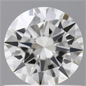 Natural Diamond 0.70 Carats, Round with Very Good Cut, I Color, VVS2 Clarity and Certified by IGI