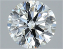 Natural Diamond 2.37 Carats, Round with Excellent Cut, G Color, VVS1 Clarity and Certified by GIA