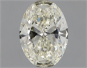 Natural Diamond 1.20 Carats, Oval with  Cut, L Color, VVS2 Clarity and Certified by GIA