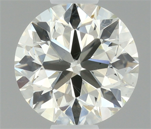 Picture of Natural Diamond 0.40 Carats, Round with Excellent Cut, K Color, SI1 Clarity and Certified by IGI