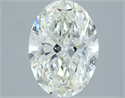 Diamante Natural 2.50 quilates, Ovalado , Color I, claridad SI1 y certificado IGI
