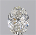 Natural Diamond 1.30 Carats, Oval with  Cut, G Color, SI2 Clarity and Certified by GIA