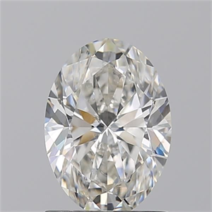 Picture of Natural Diamond 1.30 Carats, Oval with  Cut, G Color, SI2 Clarity and Certified by GIA