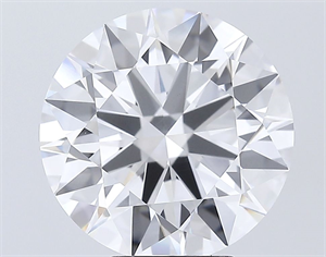Picture of Lab Grown Diamond 6.38 Carats, Round with Ideal Cut, E Color, VVS2 Clarity and Certified by IGI