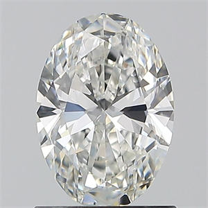 Picture of Natural Diamond 1.01 Carats, Oval with  Cut, G Color, VS1 Clarity and Certified by GIA