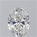 Diamante Natural 0.90 quilates, Ovalado , Color G, claridad VVS1 y certificado GIA