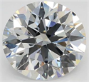 Del inventario de diamantes de laboratorio, 2.51 quilates, Redondo , Color E, claridad VS1 y certificado GIA