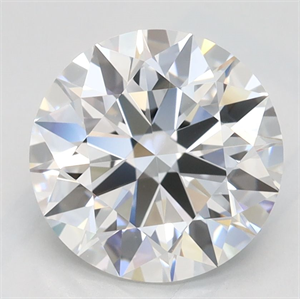 Picture of Lab Grown Diamond 2.23 Carats, Round with Excellent Cut, D Color, VVS1 Clarity and Certified by GIA