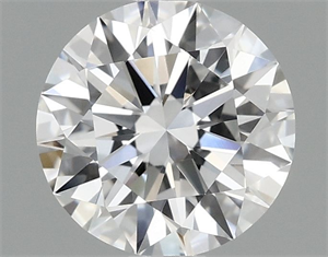 Picture of Lab Grown Diamond 0.97 Carats, Round with Ideal Cut, D Color, VVS2 Clarity and Certified by IGI