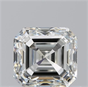 Natural Diamond 0.90 Carats, Asscher with  Cut, I Color, VS2 Clarity and Certified by GIA