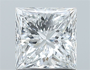 Picture of Natural Diamond 1.00 Carats, Princess with  Cut, D Color, VS1 Clarity and Certified by GIA