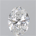 Natural Diamond 1.30 Carats, Oval with  Cut, E Color, VS2 Clarity and Certified by GIA