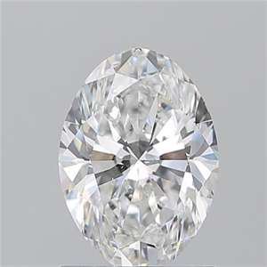 Picture of Natural Diamond 1.30 Carats, Oval with  Cut, E Color, VS2 Clarity and Certified by GIA