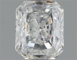 Picture of Natural Diamond 0.70 Carats, Radiant with  Cut, D Color, SI2 Clarity and Certified by HRD