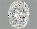 Natural Diamond 0.80 Carats, Oval with  Cut, E Color, VS2 Clarity and Certified by GIA