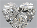 Natural Diamond 0.41 Carats, Heart with  Cut, H Color, VS2 Clarity and Certified by GIA
