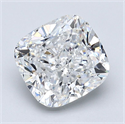 Natural Diamond 2.70 Carats, Cushion with  Cut, F Color, VS1 Clarity and Certified by GIA