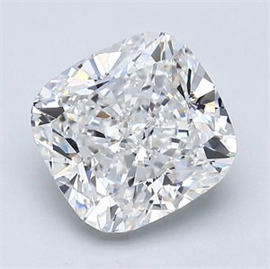 Picture of Natural Diamond 2.70 Carats, Cushion with  Cut, F Color, VS1 Clarity and Certified by GIA