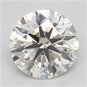 Natural Diamond 0.54 Carats, Round with Excellent Cut, I Color, VVS2 Clarity and Certified by GIA