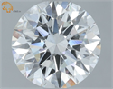Lab Grown Diamond 1.21 Carats, Round with Ideal Cut, D Color, VS1 Clarity and Certified by IGI
